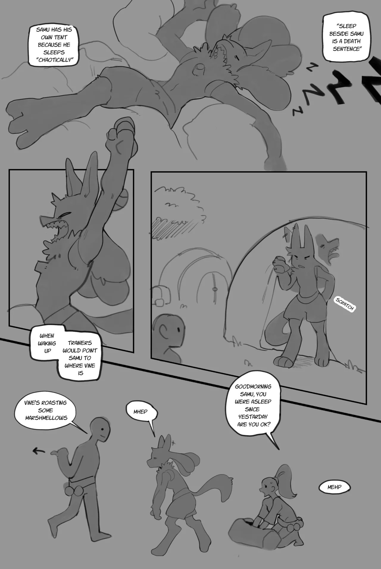 Samu And Vine's Awakening Porn Comic english 30