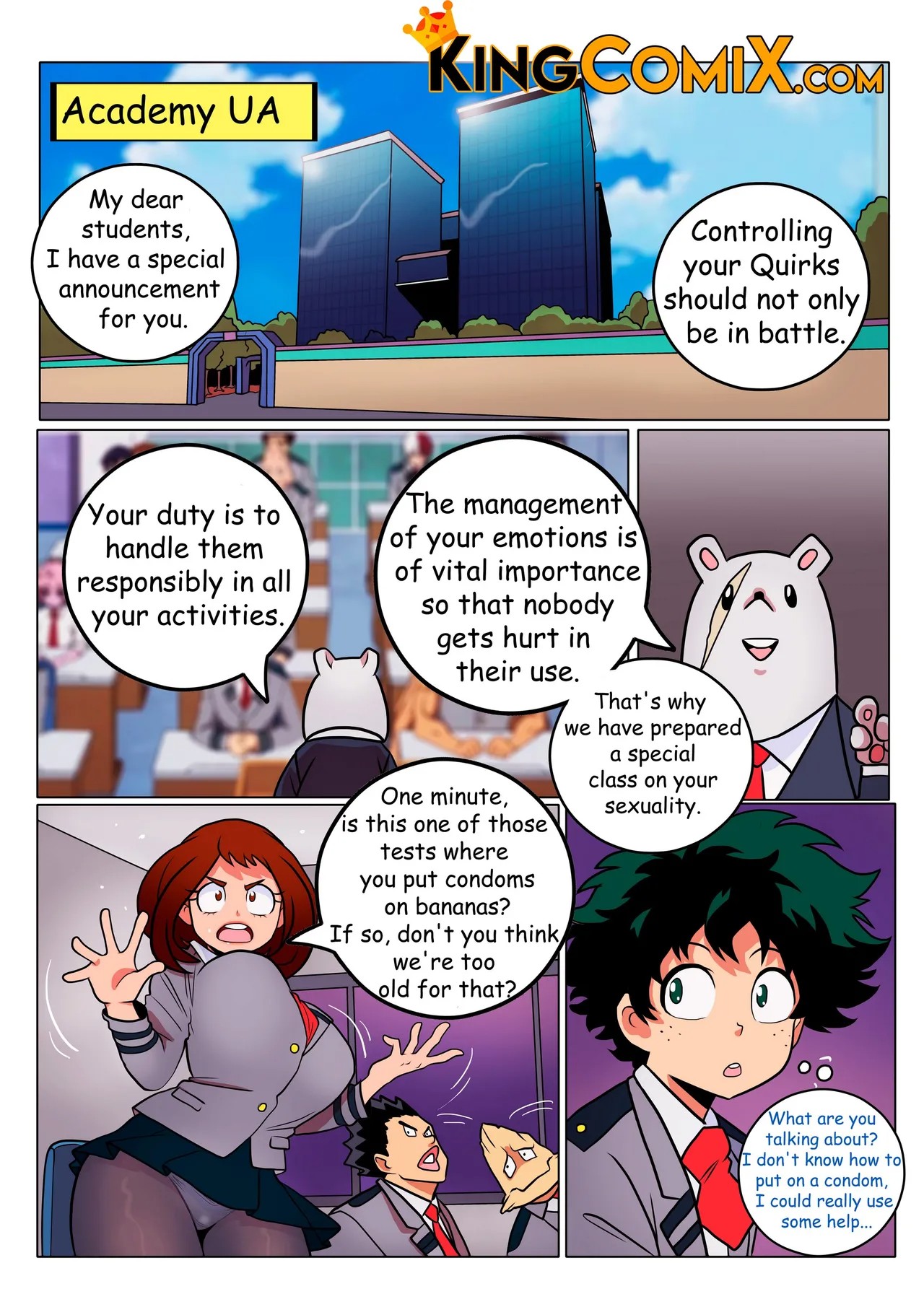 SexClass By Kingcomix Porn Comic english 02
