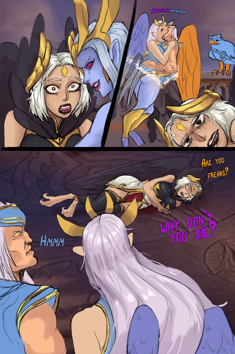 She Didn't Die At The End Of Crownfall Porn Comic english 02