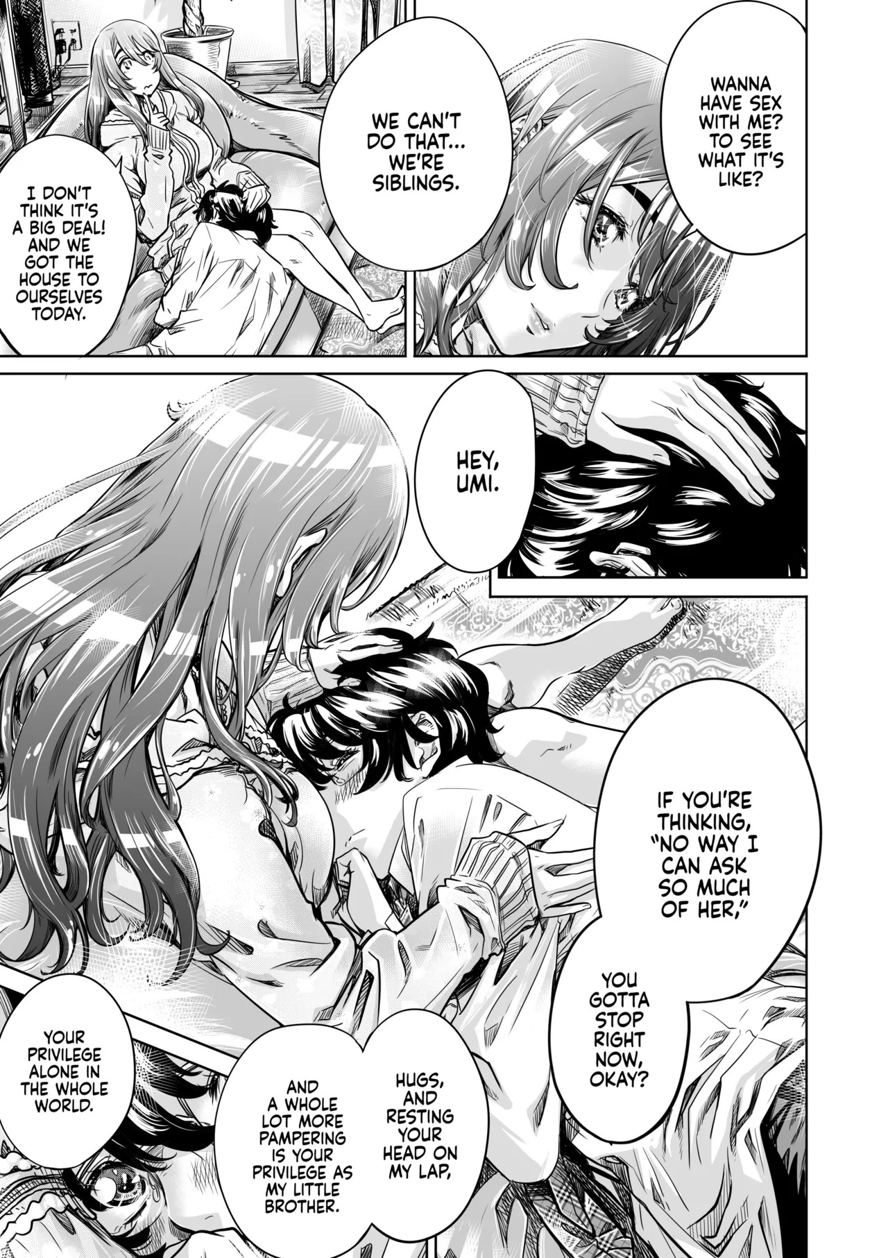 She's My Oneechan, But She's Just Pampering Me a Bit, So It's Okay Part 1 Porn Comic english 08