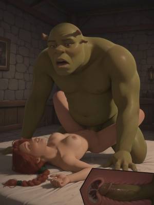 Shrek And Fiona  Porn Comic english 53