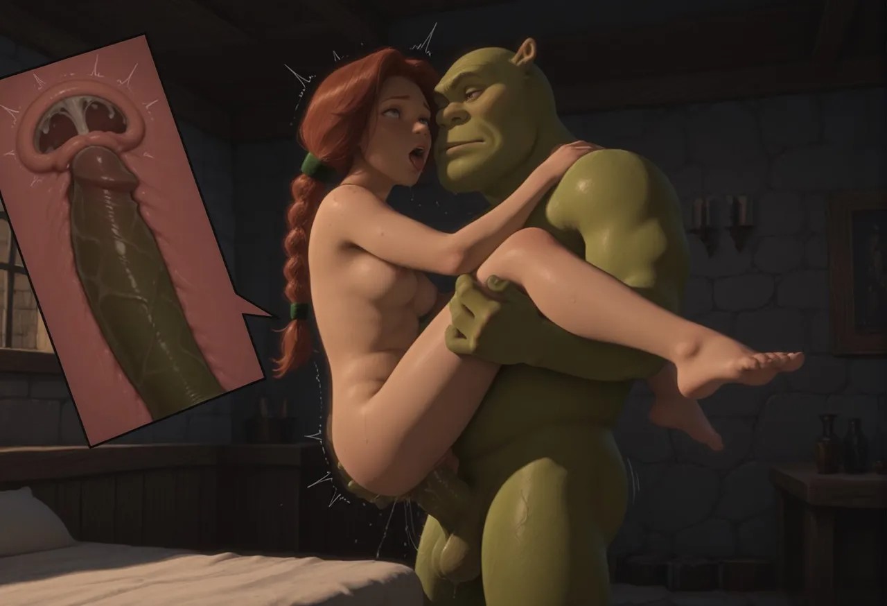 Shrek and fiona naked