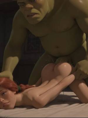 Shrek And Fiona  Porn Comic english 75