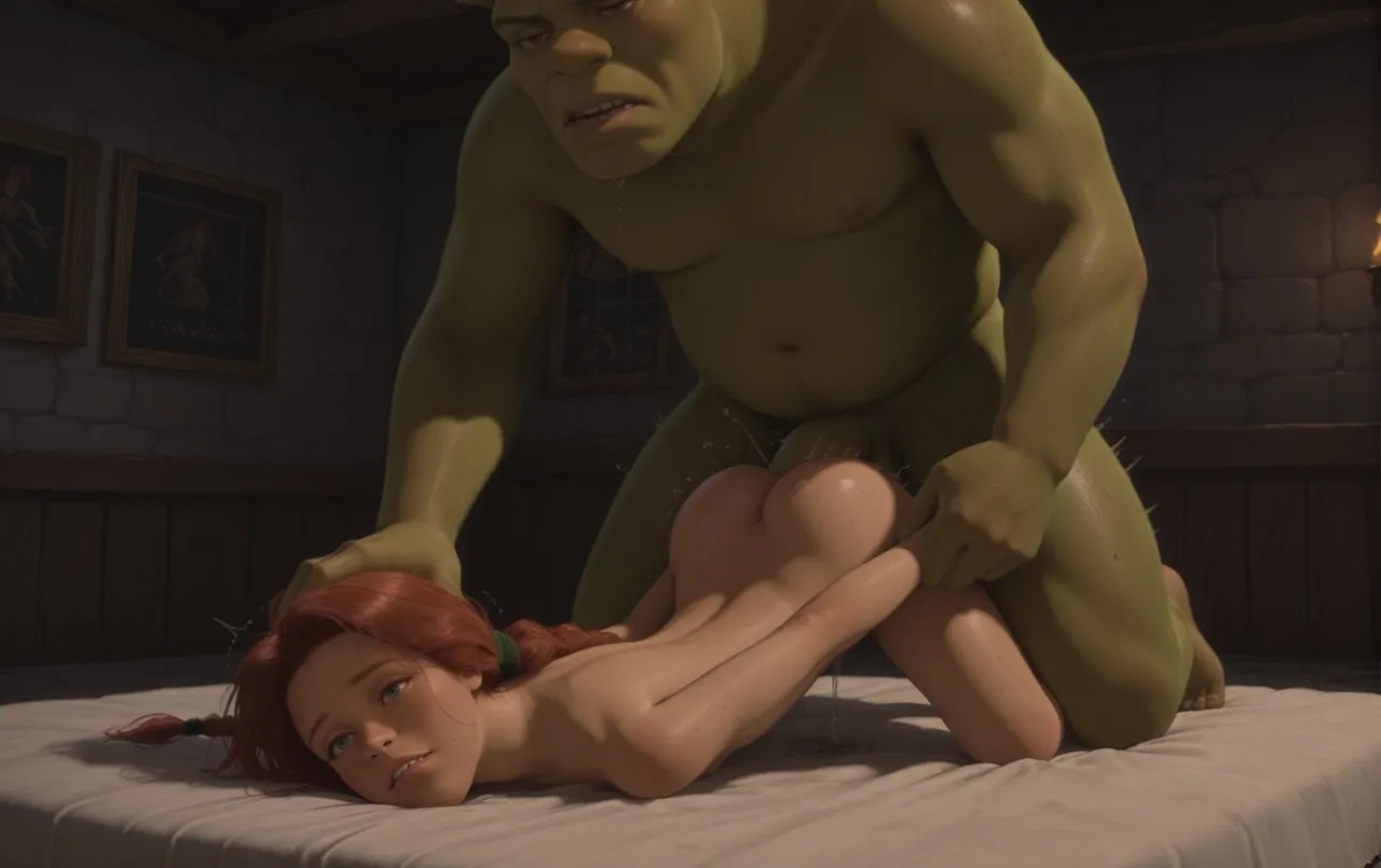 Shrek And Fiona  Porn Comic english 75