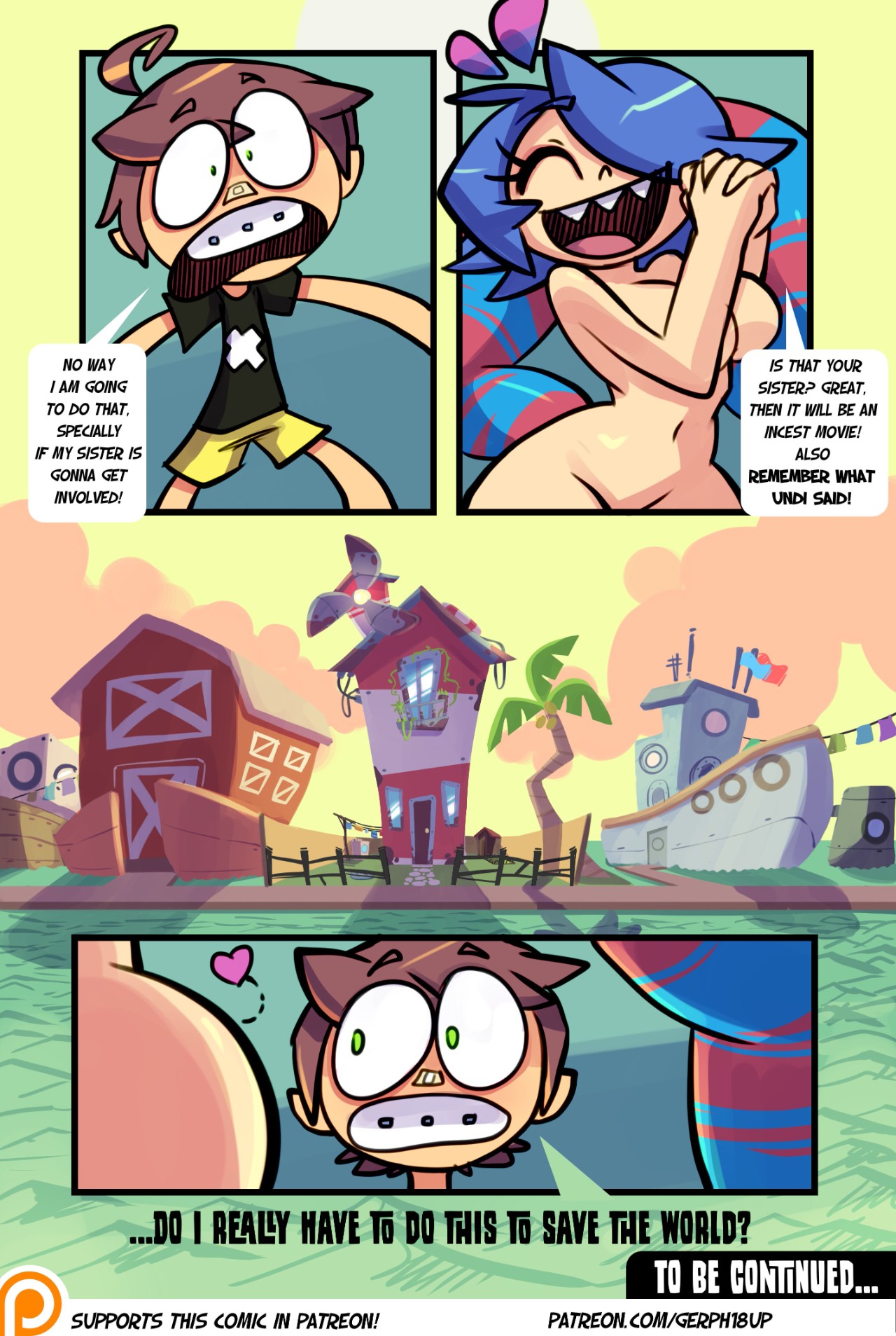 Skarpworld Part 1: The Girl With The Sharp Teeth Porn Comic english 17