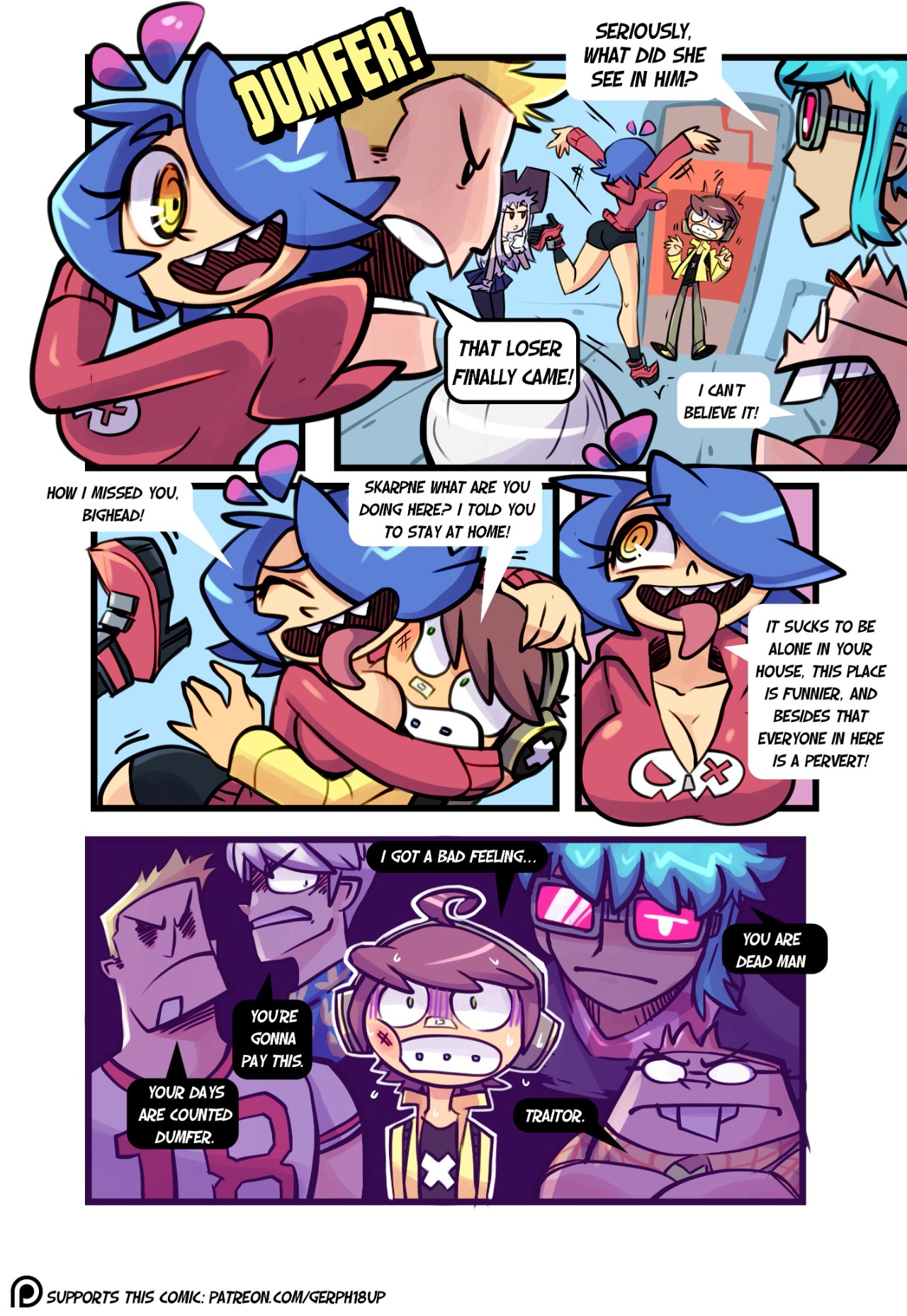 Skarpworld Part 2: Milk Cow Porn Comic english 10