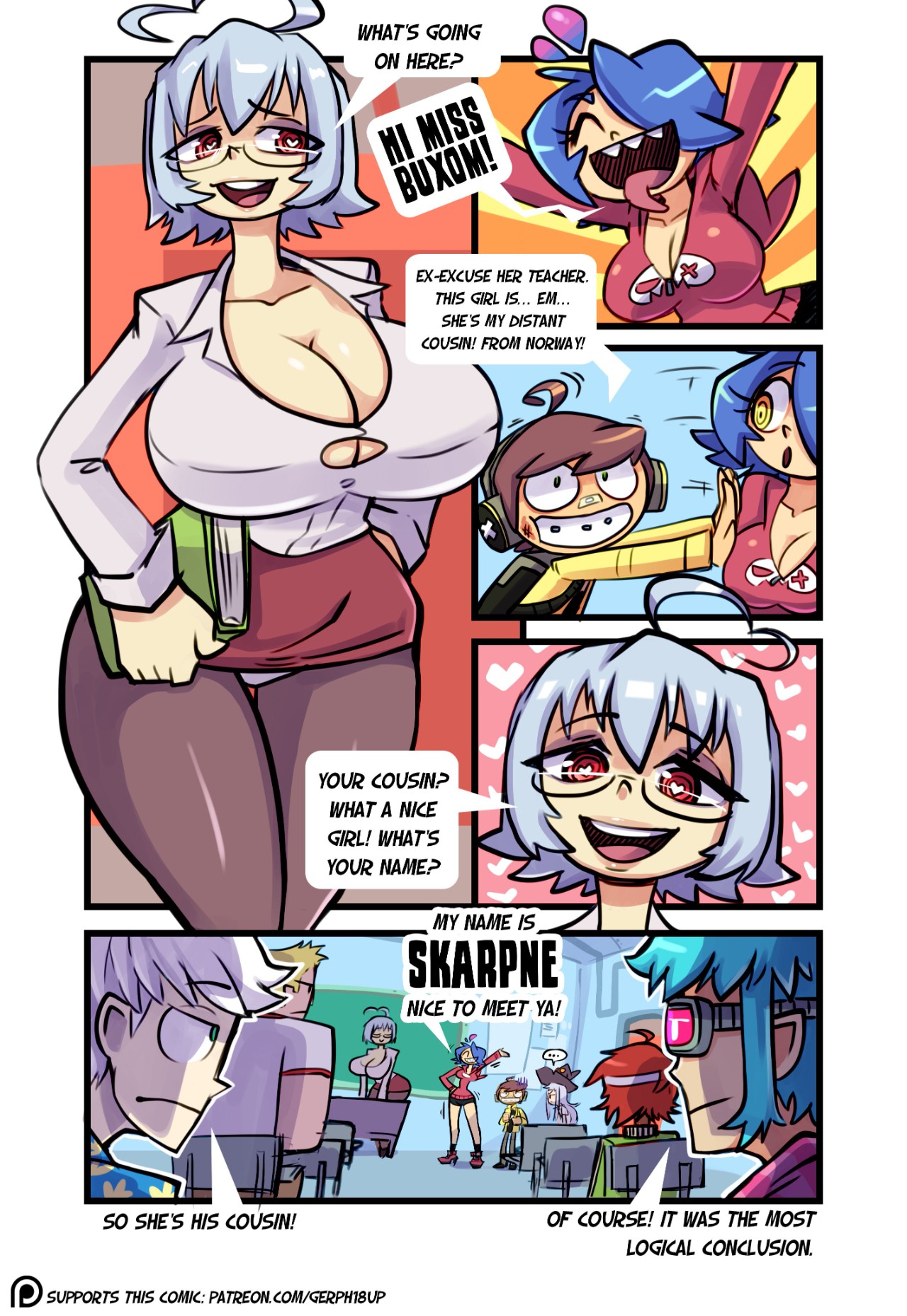 Skarpworld Part 2: Milk Cow Porn Comic english 11