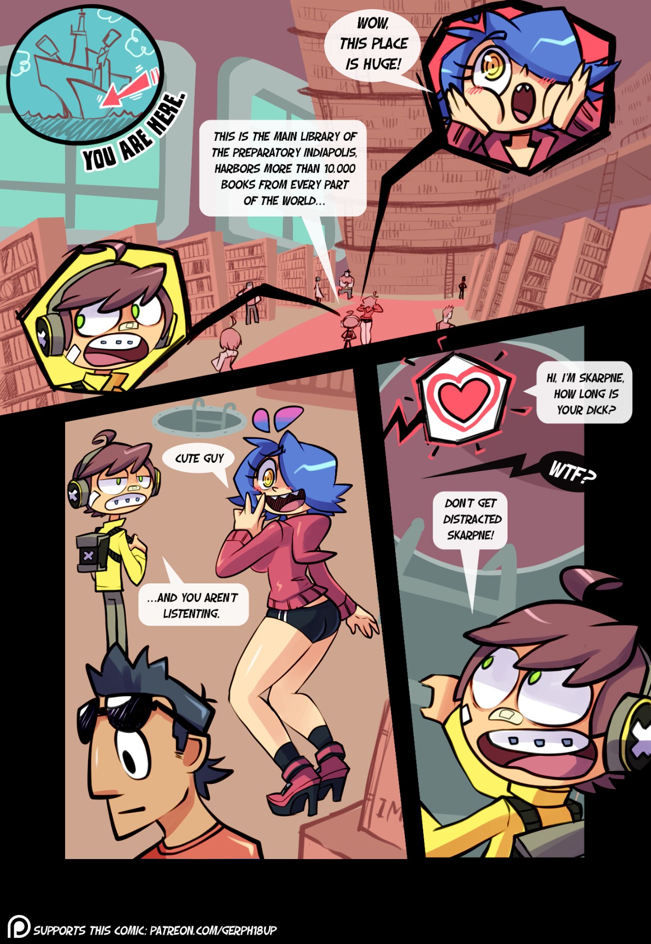 Skarpworld Part 2: Milk Cow Porn Comic english 18