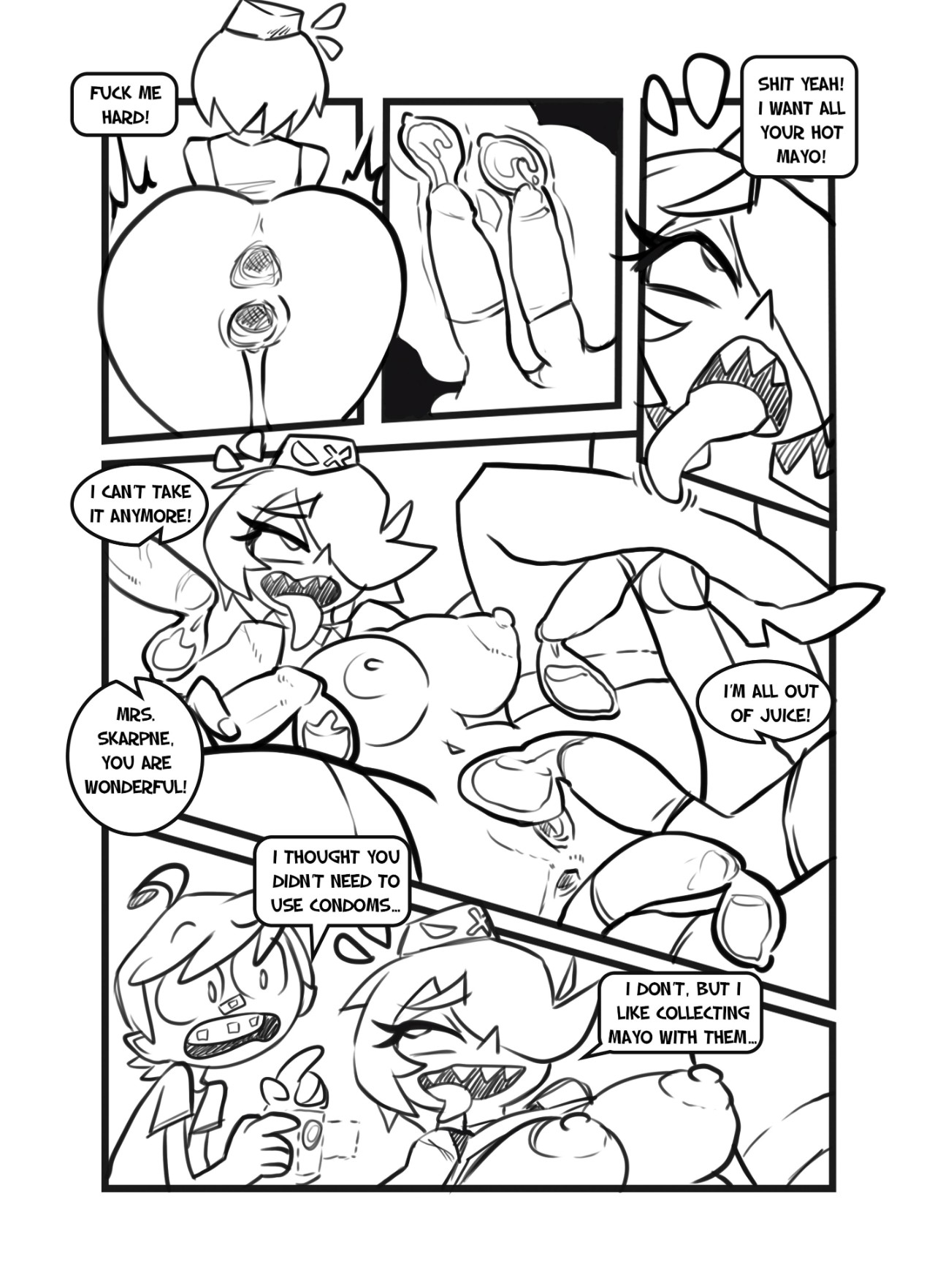 Skarpworld Part 4: 20000 Load Under Sea Porn Comic english 10