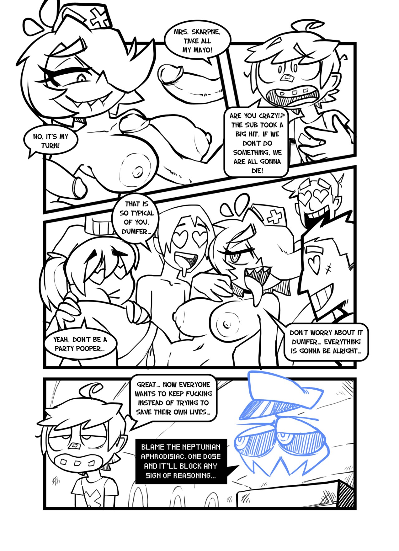 Skarpworld Part 4: 20000 Load Under Sea Porn Comic english 18