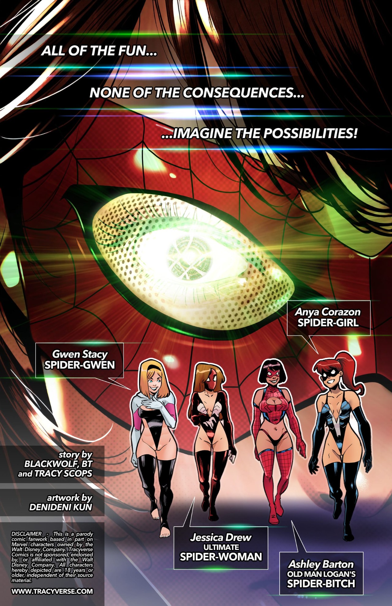 Sluttish Spider Bitches' Night Out Porn Comic english 02