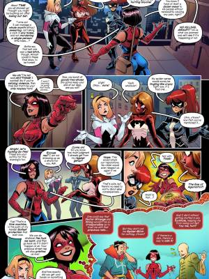 Sluttish Spider Bitches' Night Out Porn Comic english 03