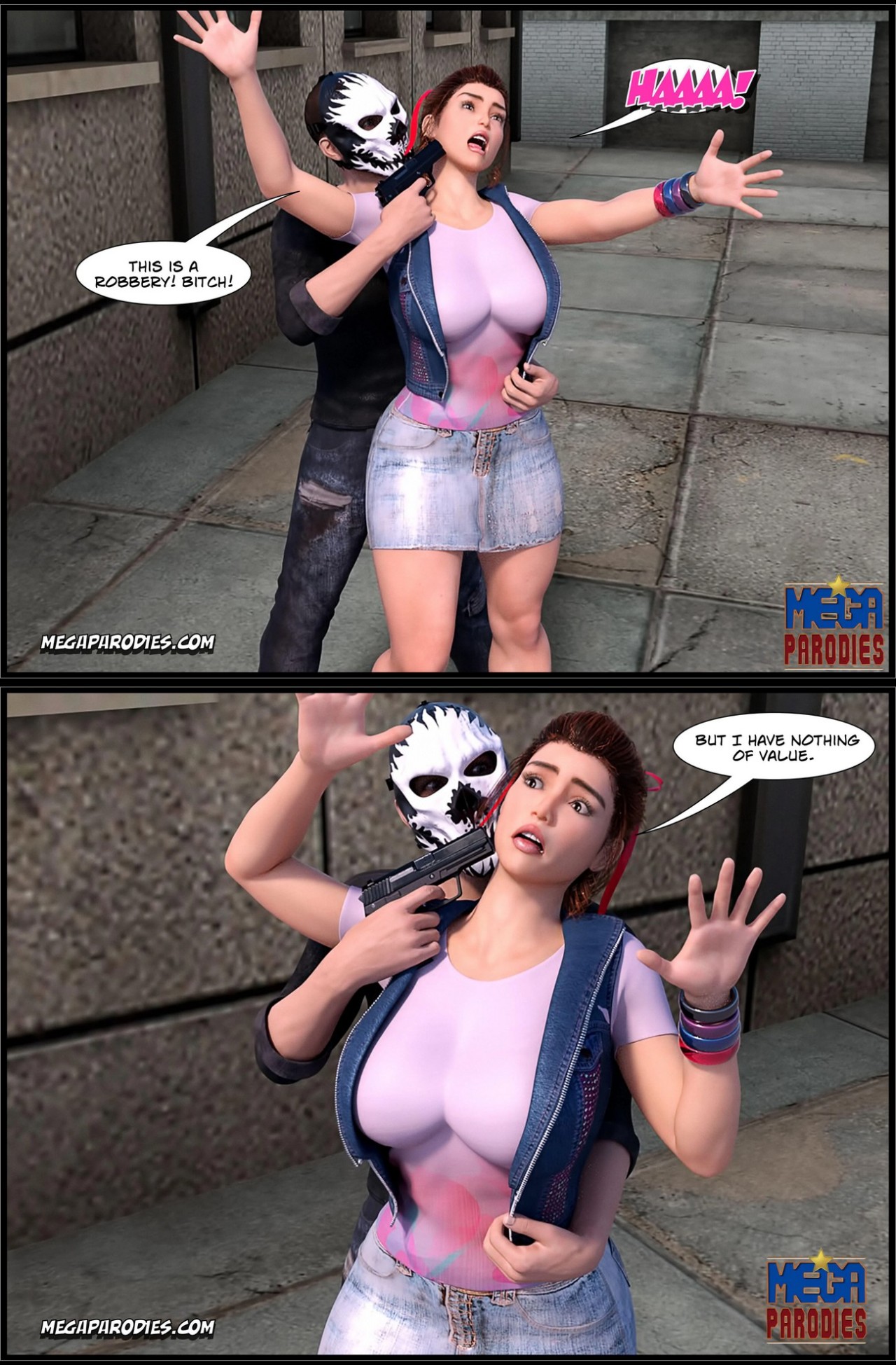 Spider-Gwen X Rhino Porn Comic english 03