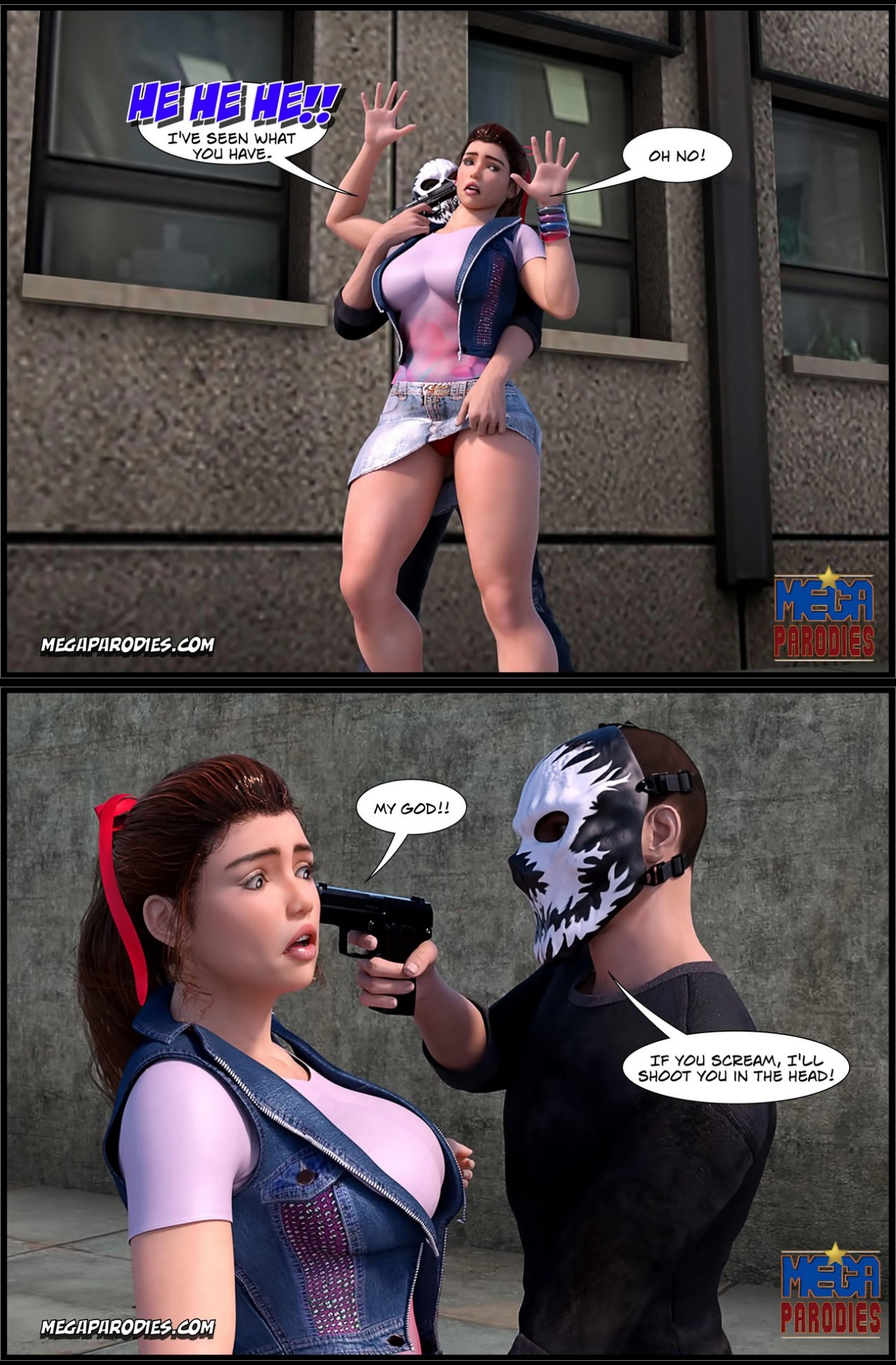 Spider-Gwen X Rhino Porn Comic english 04