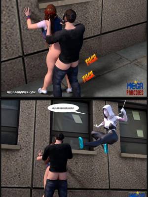 Spider-Gwen X Rhino Porn Comic english 07
