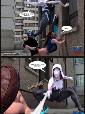 Spider-Gwen X Rhino Porn Comic english 08