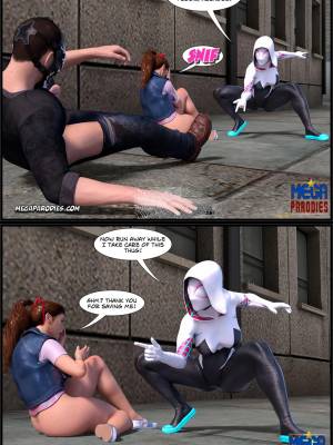 Spider-Gwen X Rhino Porn Comic english 09