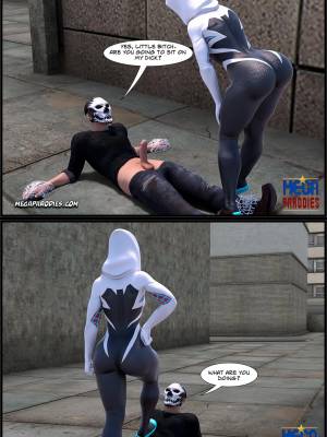 Spider-Gwen X Rhino Porn Comic english 12