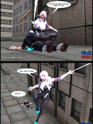 Spider-Gwen X Rhino Porn Comic english 22