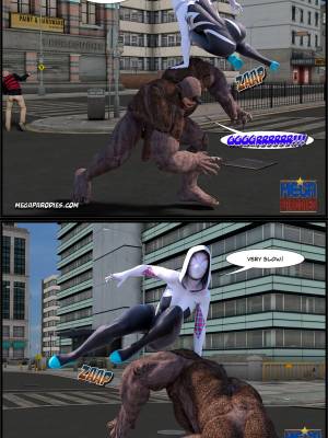 Spider-Gwen X Rhino Porn Comic english 30