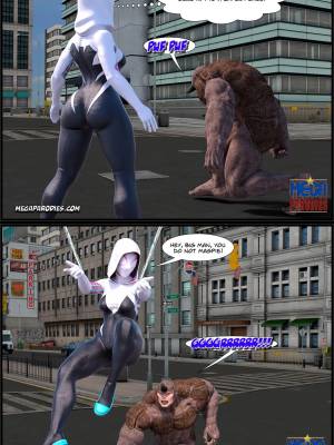 Spider-Gwen X Rhino Porn Comic english 31
