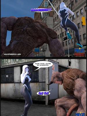 Spider-Gwen X Rhino Porn Comic english 32