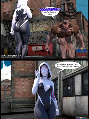 Spider-Gwen X Rhino Porn Comic english 33