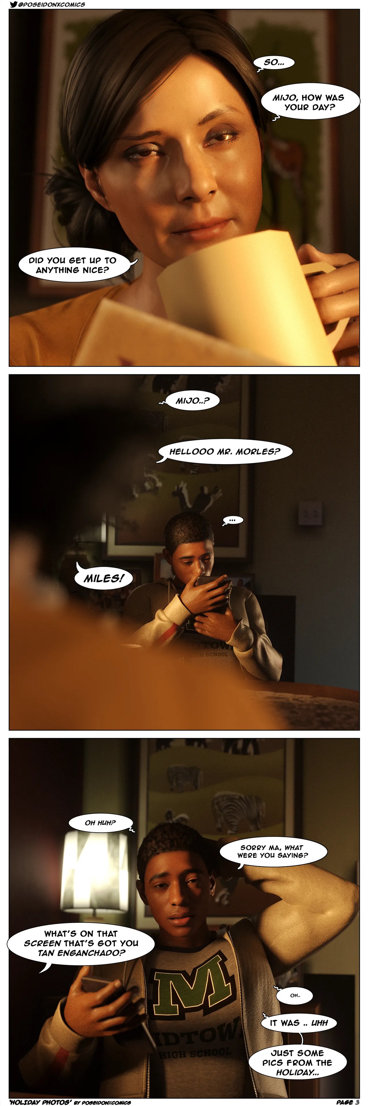 Spider-Mom By PoseidonX Porn Comic english 04