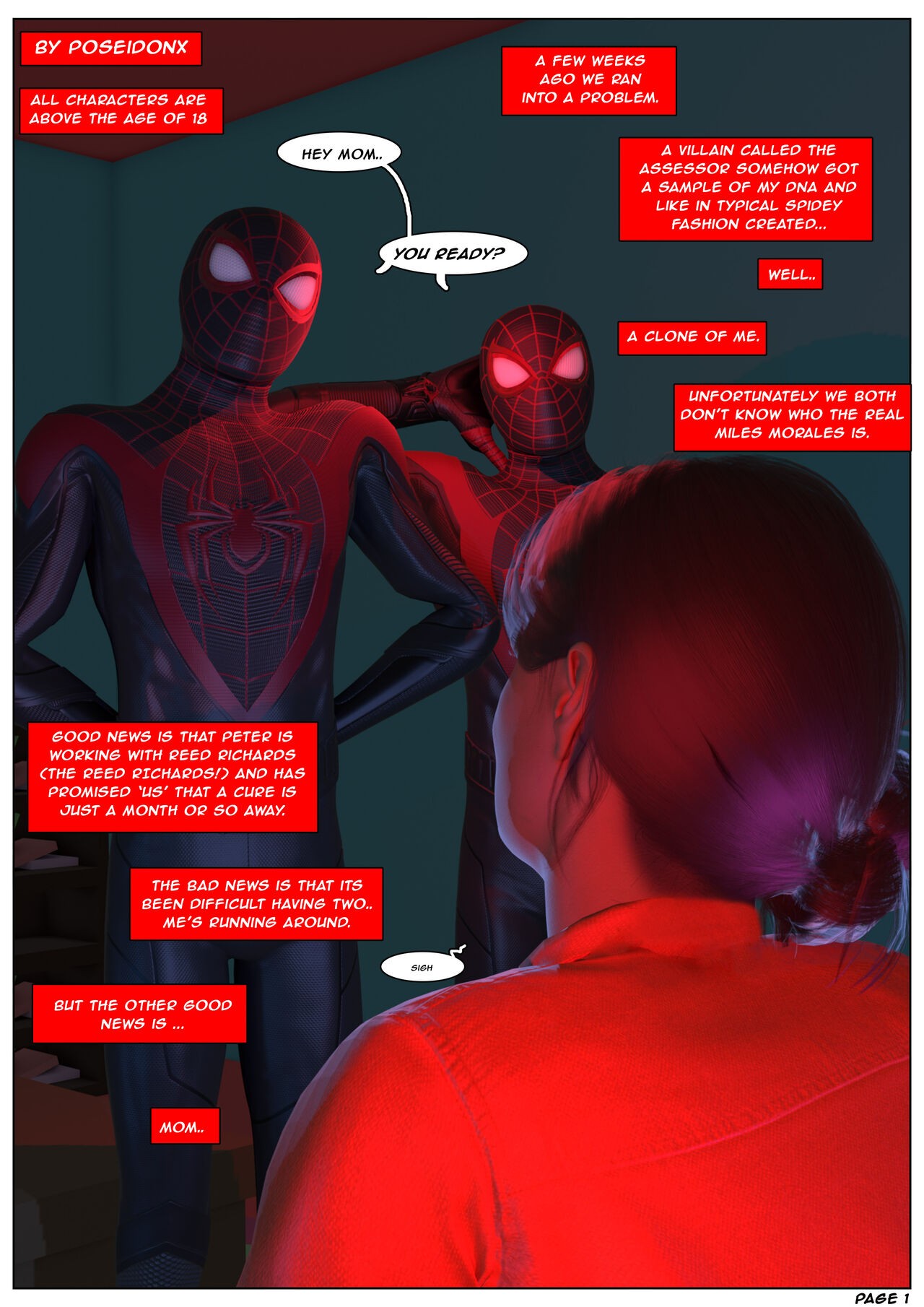 Spider-Mom: What If? Clone Saga Porn Comic english 02