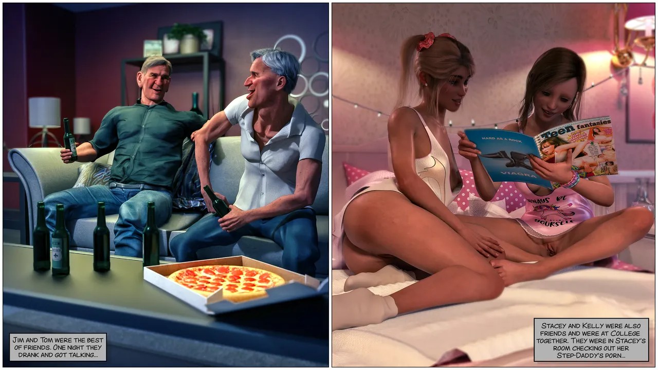 Step Daddy Swappers Porn Comic english 04