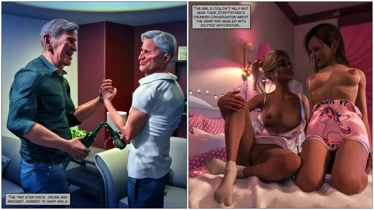 Step Daddy Swappers Porn Comic english 06