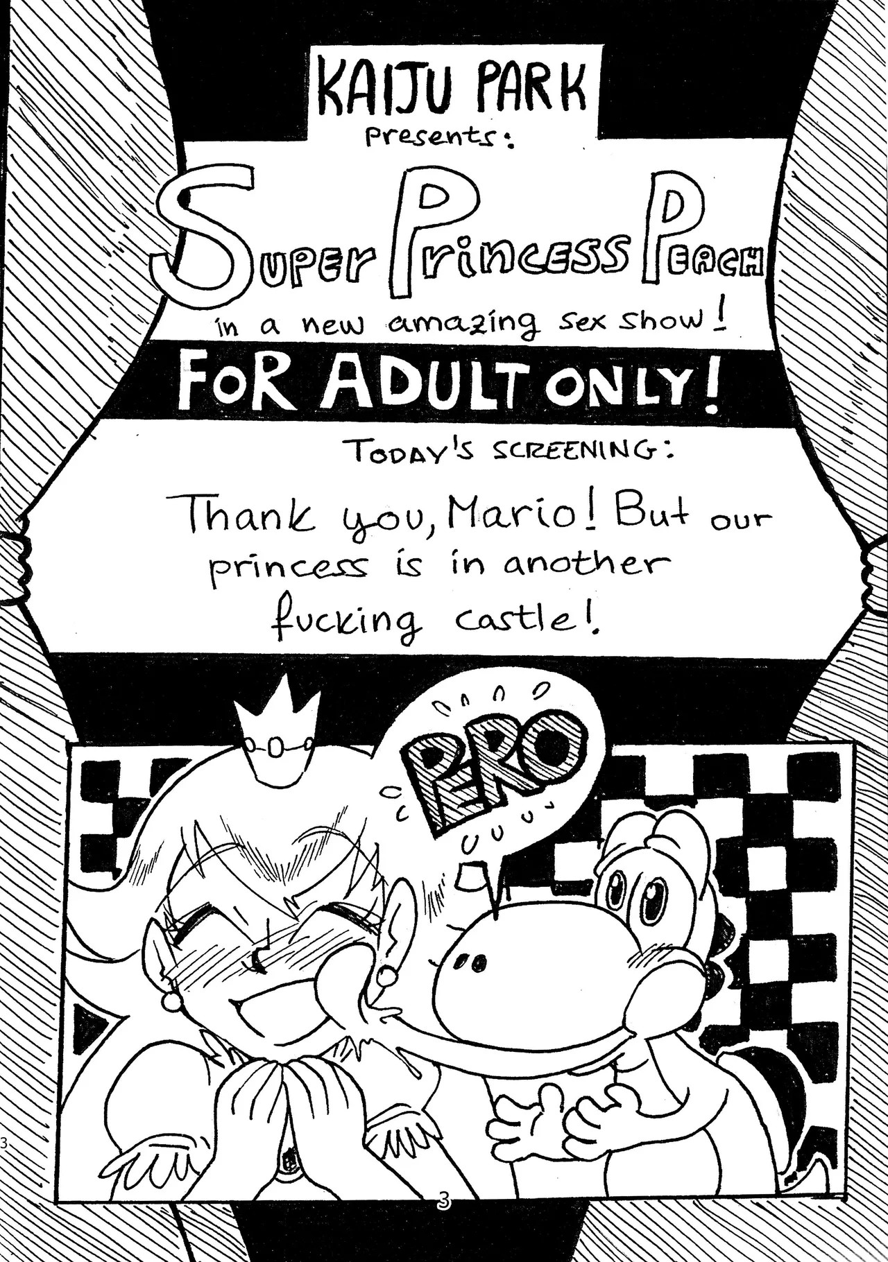 Super Princess Peach! Porn Comic english 03
