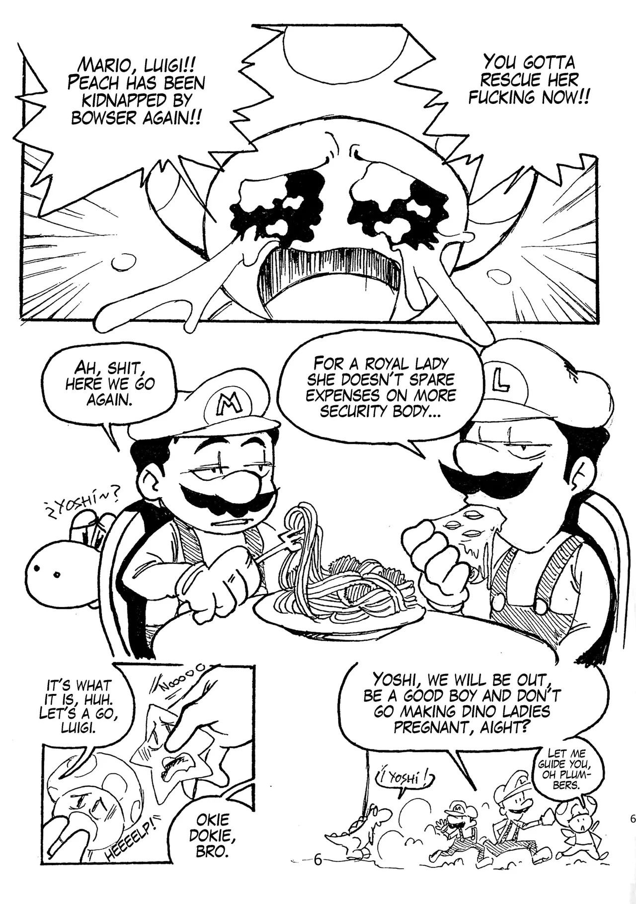 Super Princess Peach! Porn Comic english 06