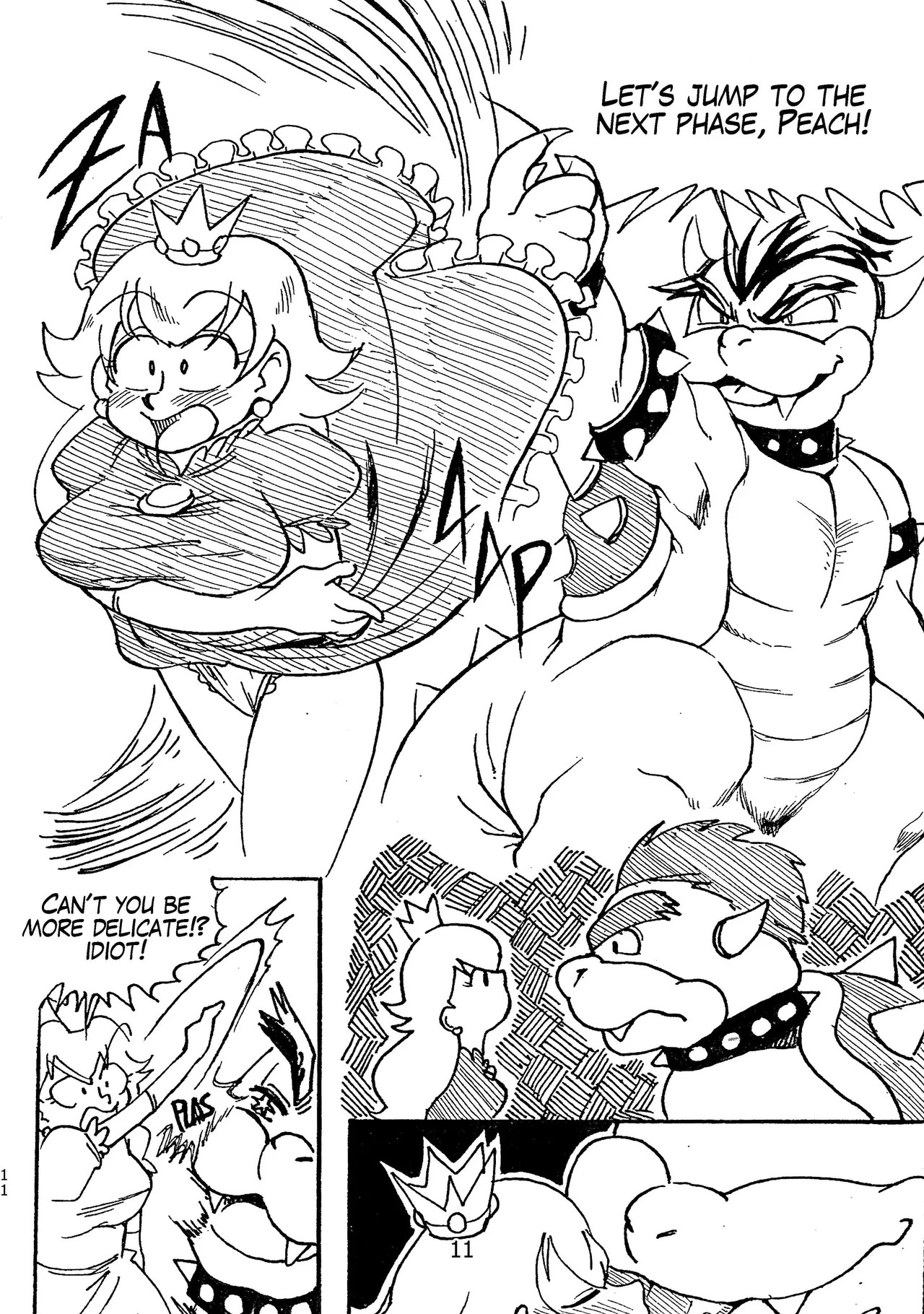 Super Princess Peach! Porn Comic english 11