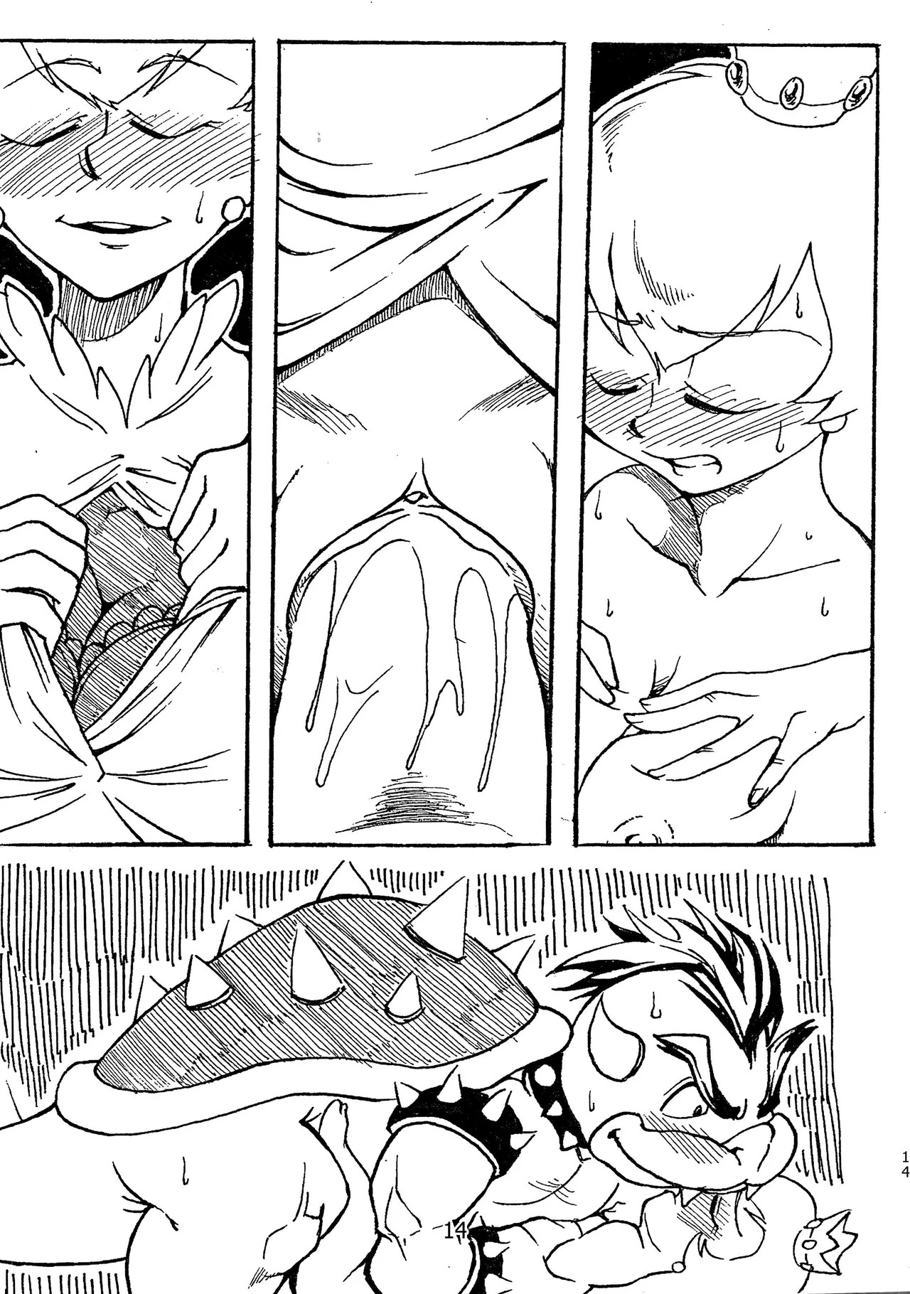 Super Princess Peach! Porn Comic english 14