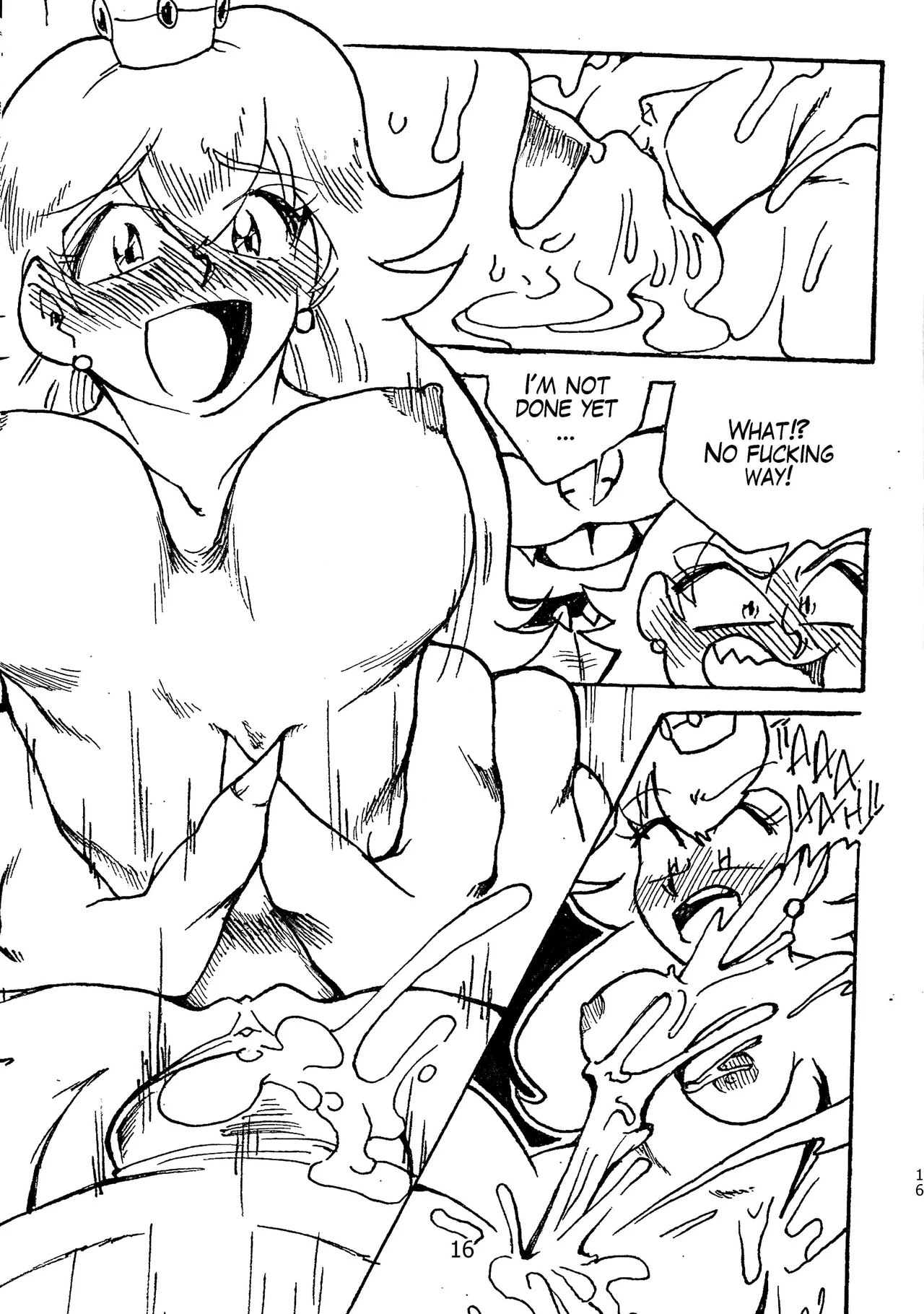 Super Princess Peach! Porn Comic english 16