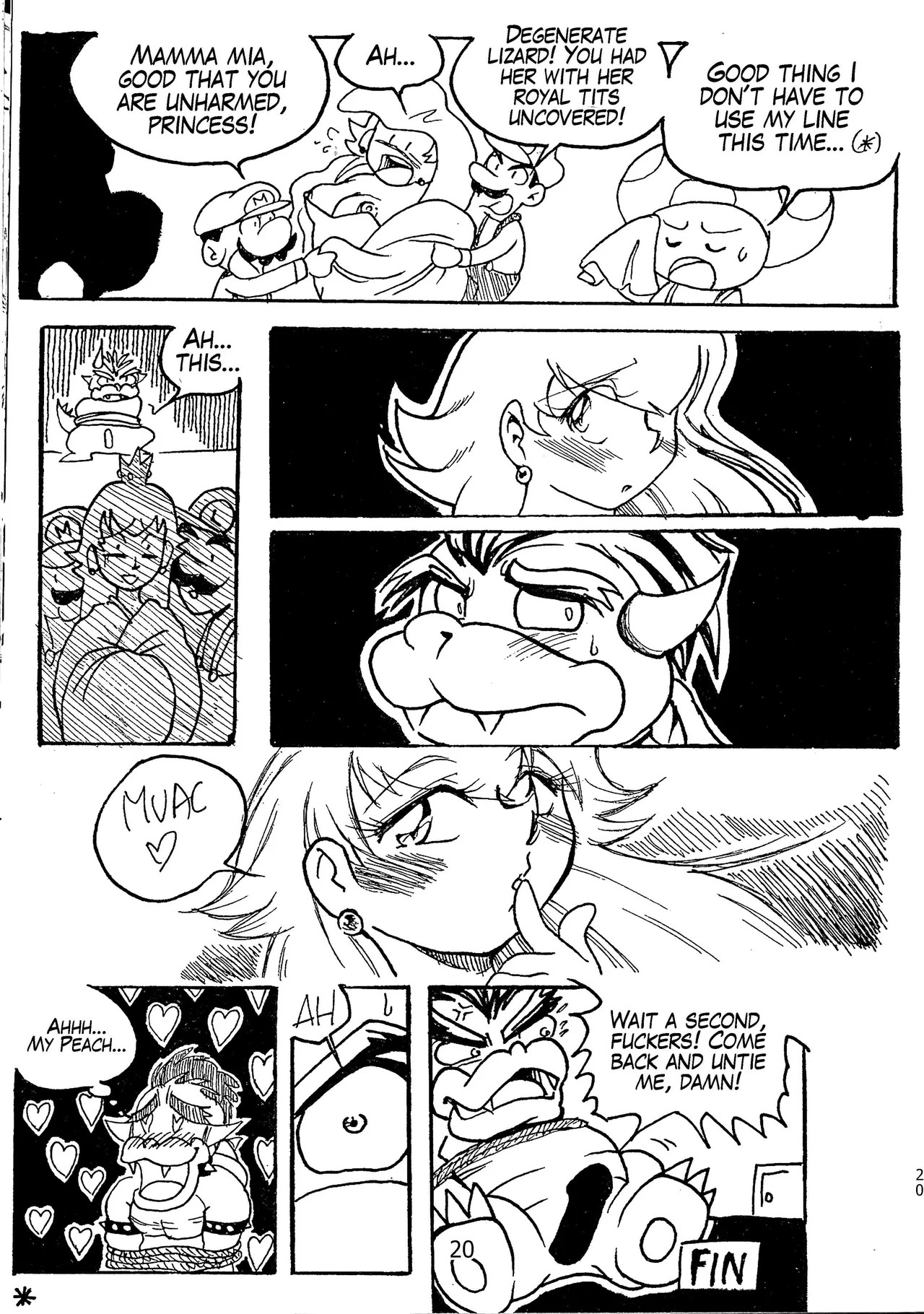 Super Princess Peach! Porn Comic english 20