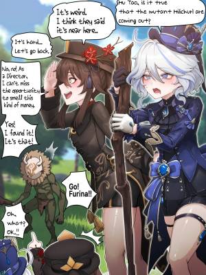 Teyvat Gravure Part 8: Hu Tao & Furina Porn Comic english 02