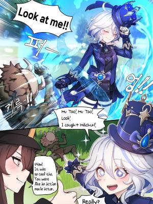 Teyvat Gravure Part 8: Hu Tao & Furina Porn Comic english 03