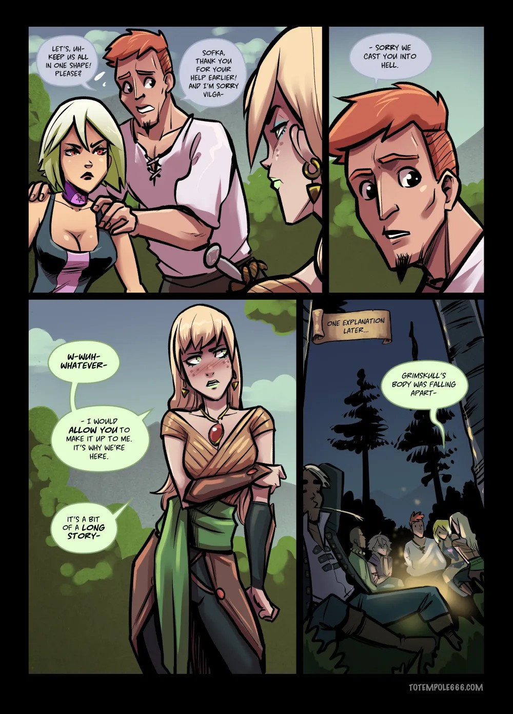 The Cummoner Part 28: Soul-Bound Sorceress Porn Comic english 59