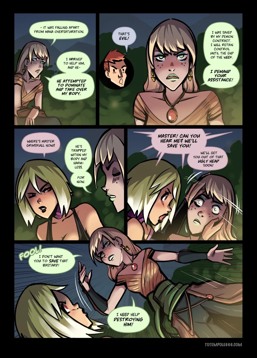 The Cummoner Part 28: Soul-Bound Sorceress Porn Comic english 61