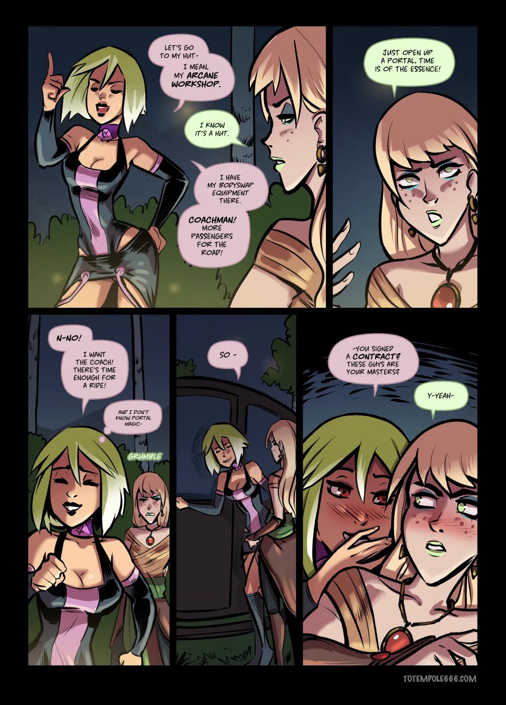 The Cummoner Part 28: Soul-Bound Sorceress Porn Comic english 65