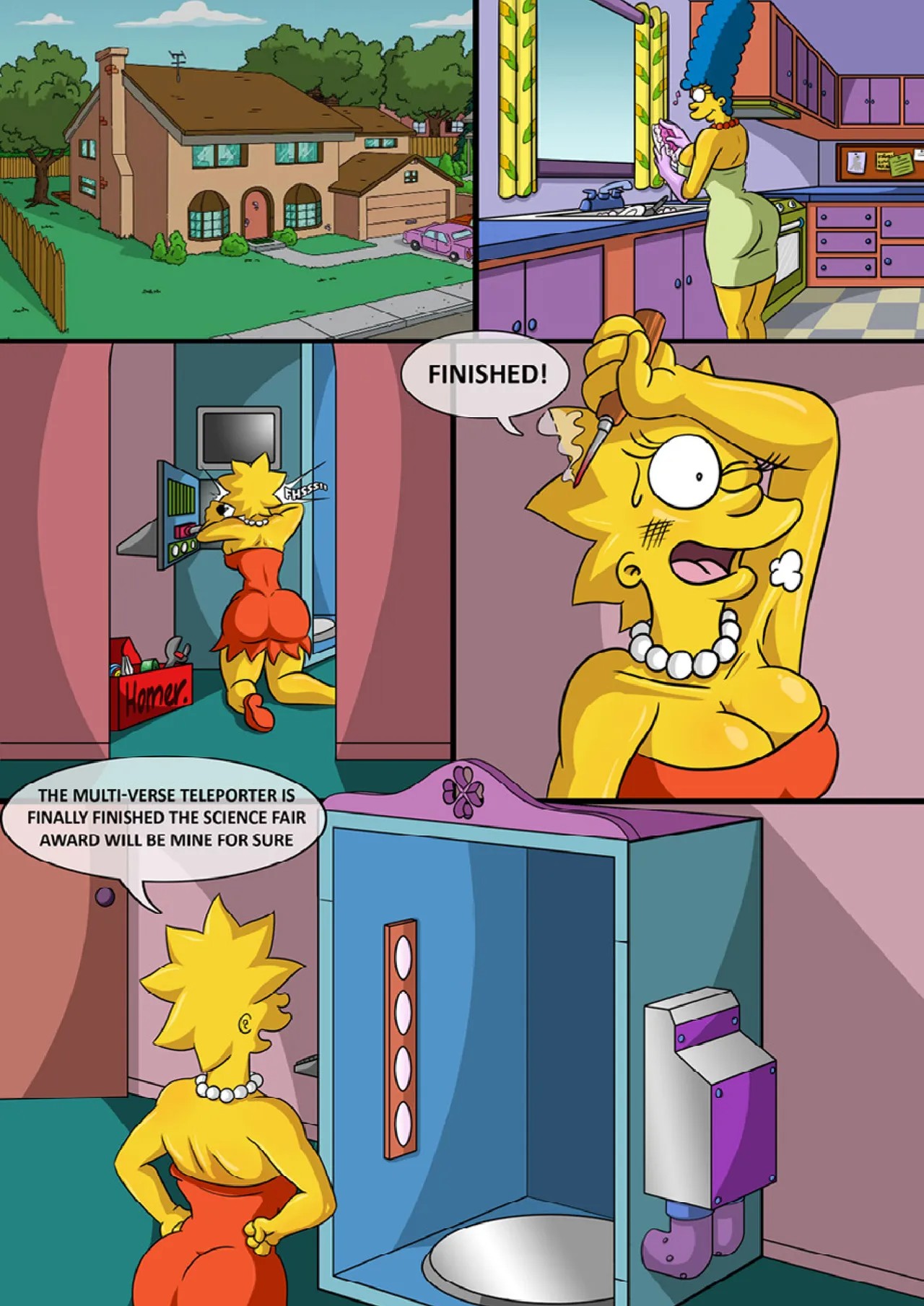 The Simpsons: Into The Multiverse Part 1 Porn Comic english 02