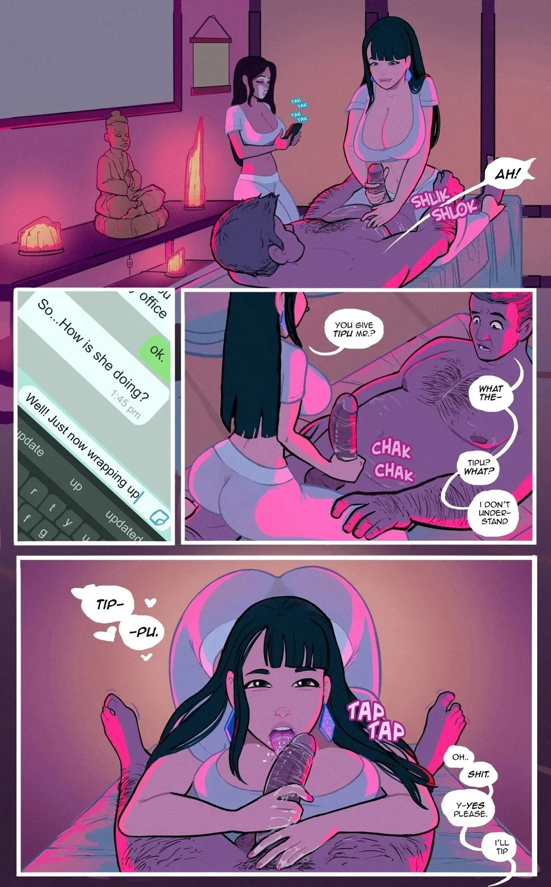 The sweet Life: Special Service Porn Comic english 07