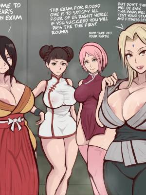 Tsunade, Sakura, Tenten And Hanab