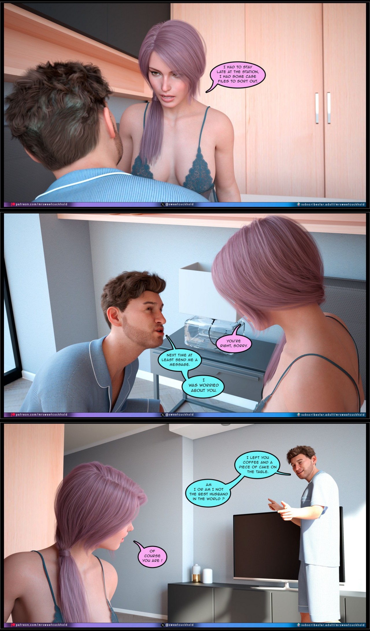 Undercover Betrayal Part 3 Porn Comic english 04