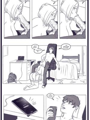 X Academy Bimbofied Porn Comic english 04