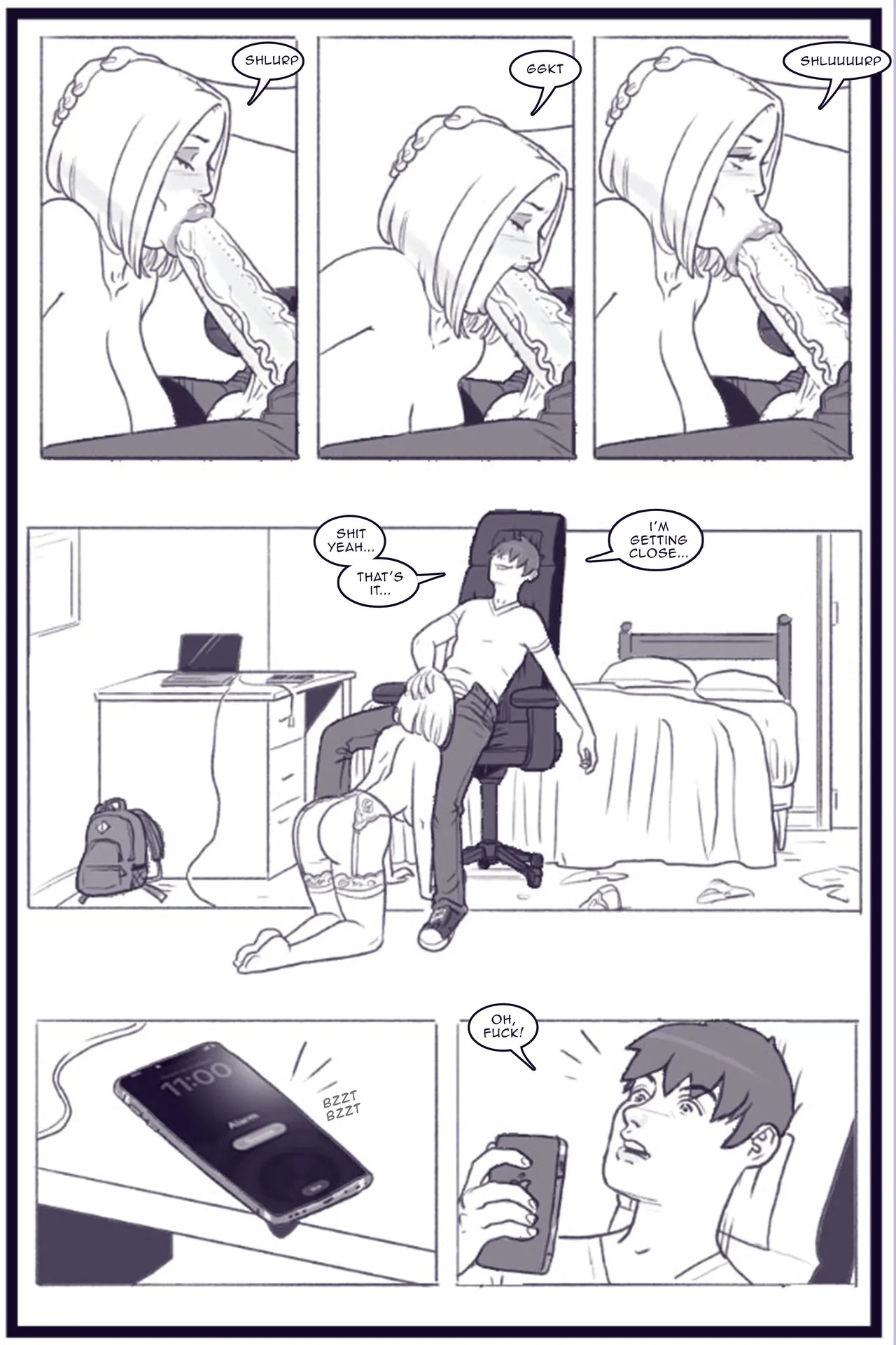 X Academy Bimbofied Porn Comic english 04