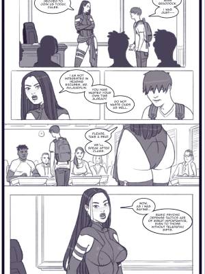 X Academy Bimbofied Porn Comic english 08