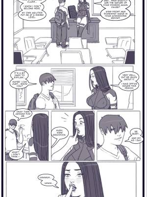X Academy Bimbofied Porn Comic english 11